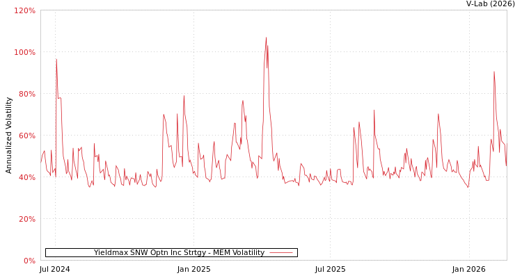 graph of Yieldmax SNW Optn Inc Strtgy MEM