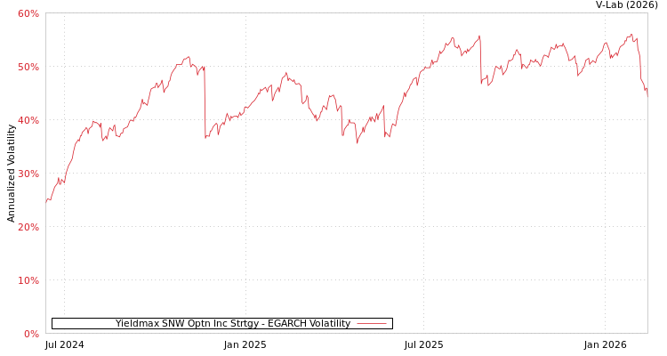 graph of Yieldmax SNW Optn Inc Strtgy EGARCH