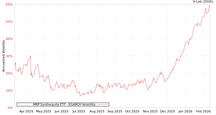 graph of MRP Synthequity ETF EGARCH