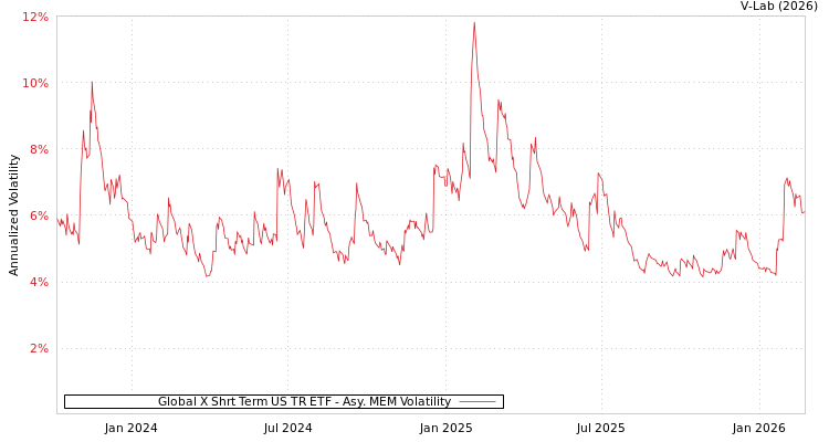 graph of Global X Shrt Term US TR ETF AMEM