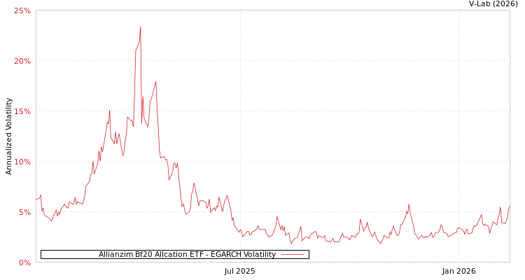 graph of Allianzim Bf20 Allcation ETF EGARCH