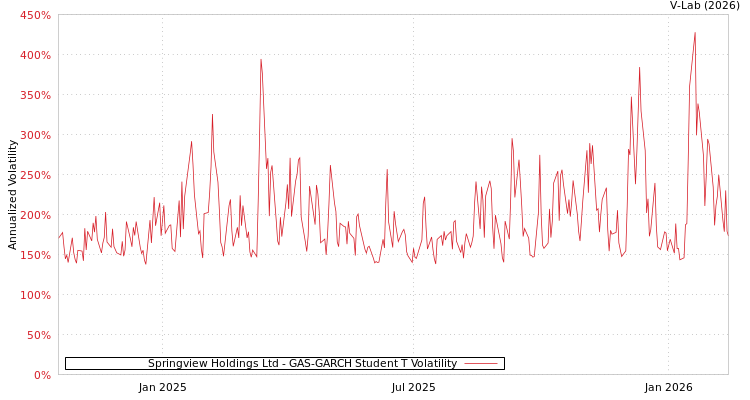 graph of Springview Holdings Ltd GAS-GARCH-T