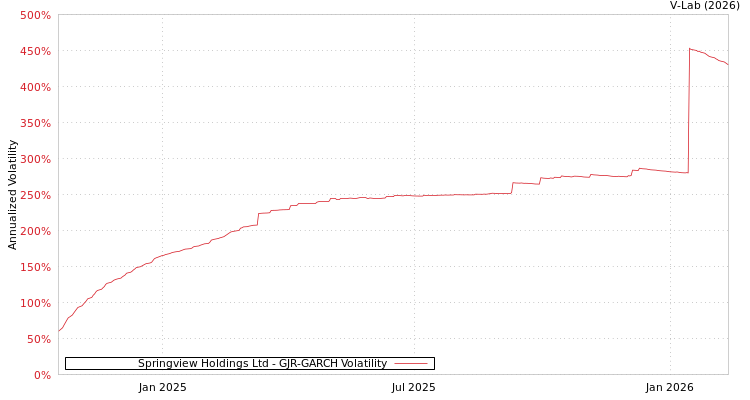 graph of Springview Holdings Ltd GJR-GARCH