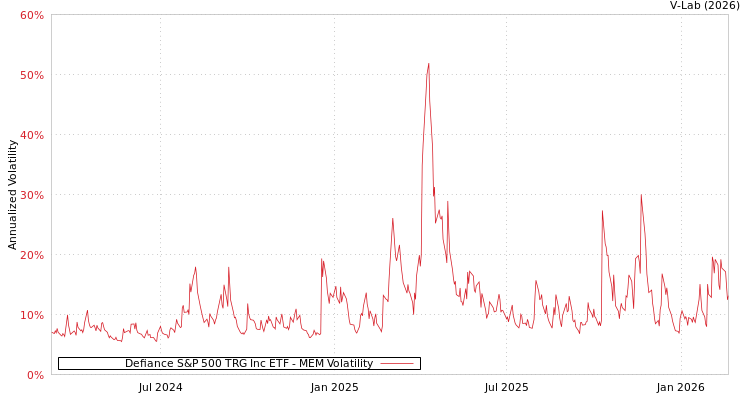 graph of Defiance S&P 500 TRG Inc ETF MEM