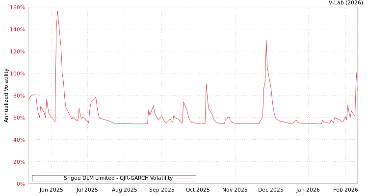 graph of Srigee DLM Limited GJR-GARCH
