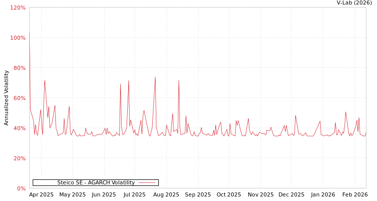 graph of Steico SE AGARCH