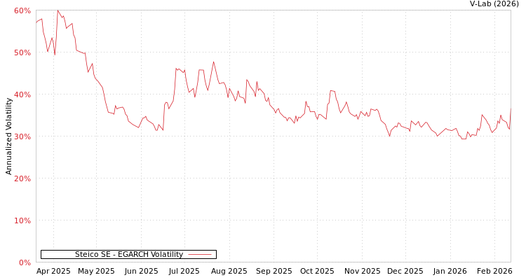 graph of Steico SE EGARCH