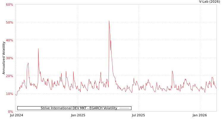 graph of Strive International DEV MKT EGARCH