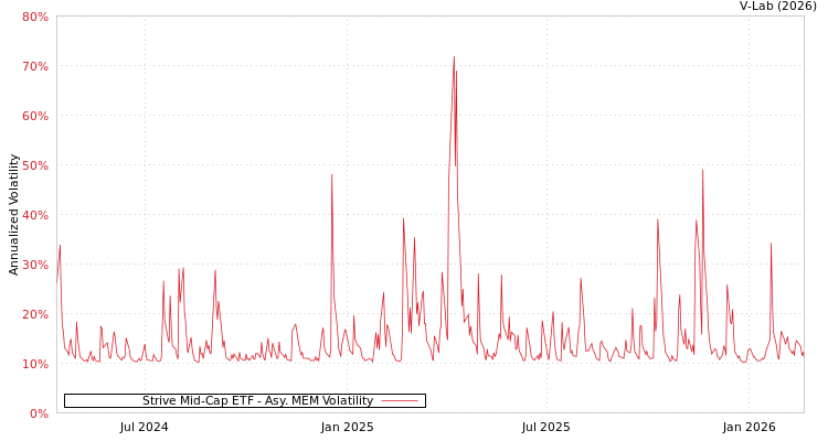 graph of Strive Mid-Cap ETF AMEM