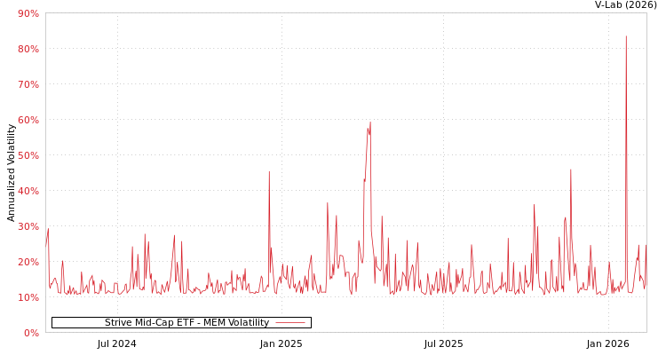 graph of Strive Mid-Cap ETF MEM