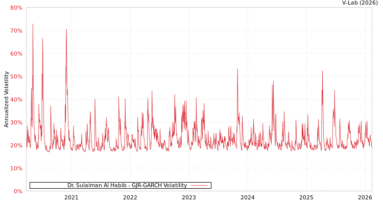 graph of Dr. Sulaiman Al Habib GJR-GARCH