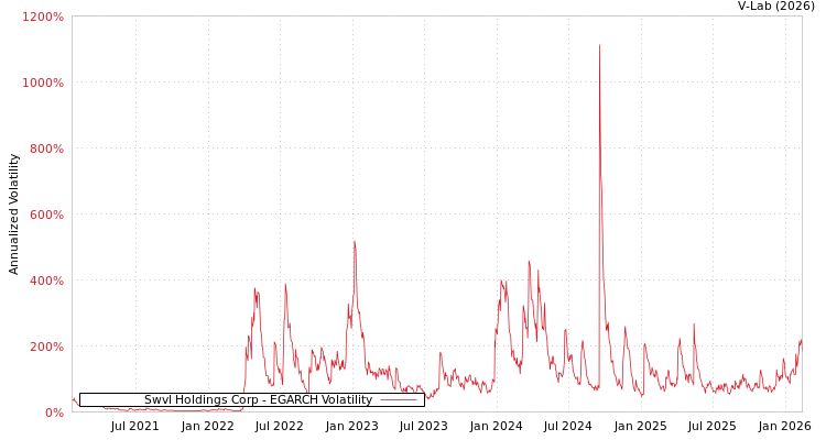 graph of Swvl Holdings Corp EGARCH