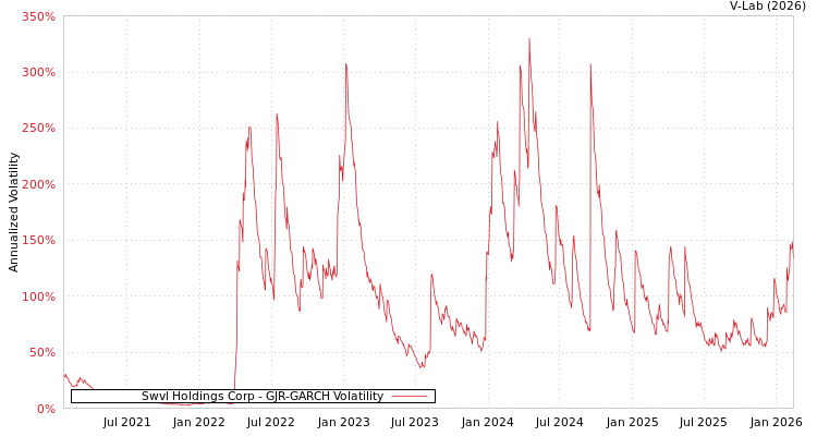 graph of Swvl Holdings Corp GJR-GARCH