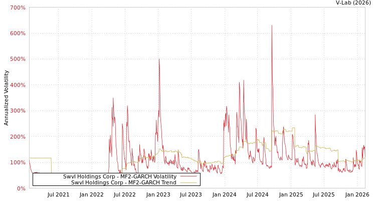 graph of Swvl Holdings Corp MF2-GARCH