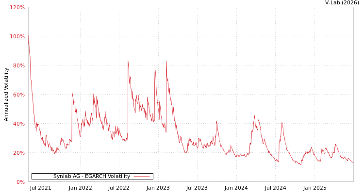 graph of Synlab AG EGARCH