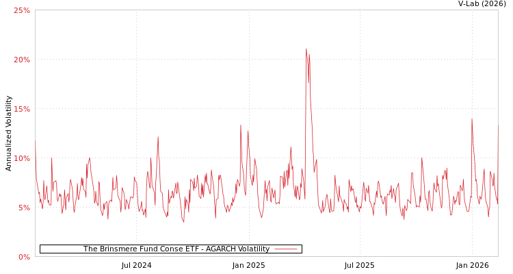 graph of The Brinsmere Fund Conse ETF AGARCH