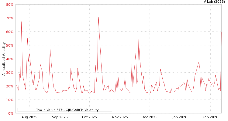 graph of Towle Value ETF GJR-GARCH