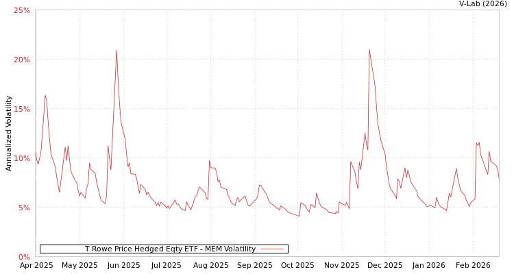 graph of T Rowe Price Hedged Eqty ETF MEM