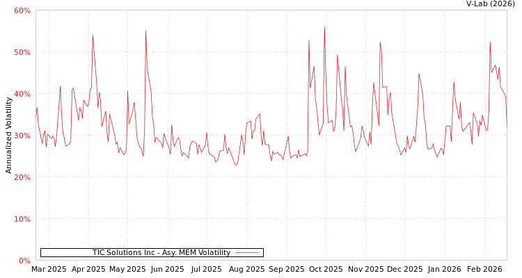 graph of TIC Solutions Inc AMEM