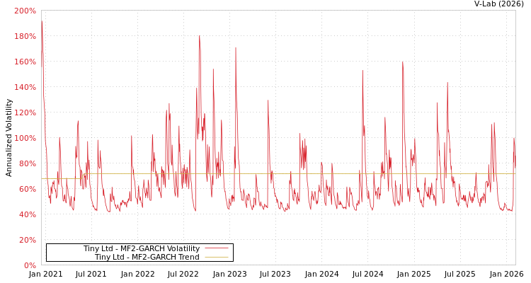 graph of Tiny Ltd MF2-GARCH