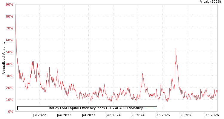 graph of Motley Fool Capital Efficiency Index ETF AGARCH
