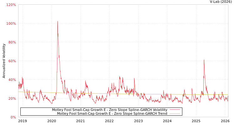 graph of Motley Fool Small-Cap Growth E S0GARCH