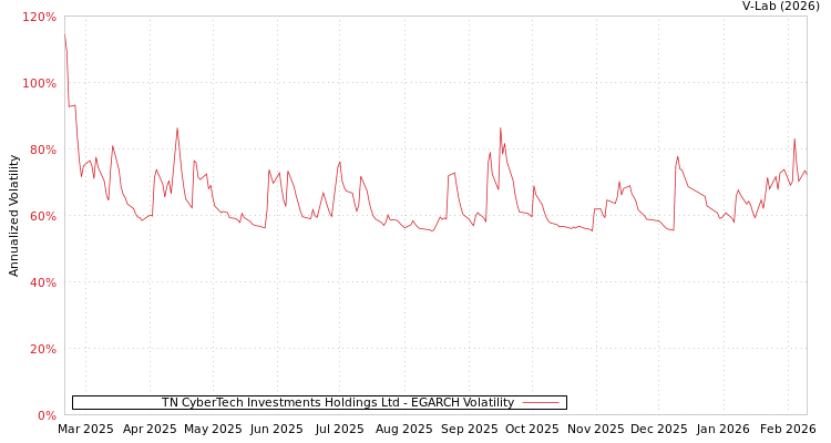 graph of TN CyberTech Investments Holdings Ltd EGARCH