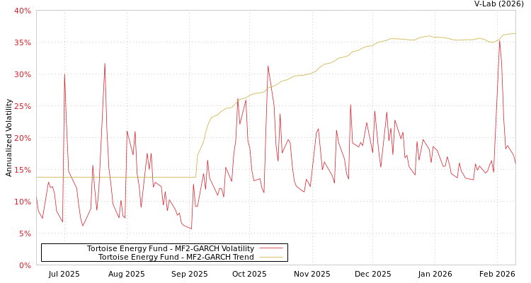 graph of Tortoise Energy Fund MF2-GARCH
