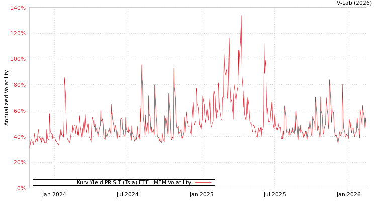 graph of Kurv Yield PR S T (Tsla) ETF MEM