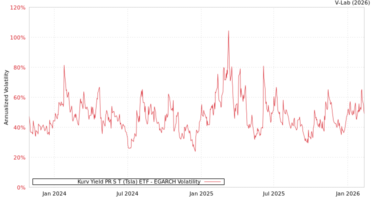 graph of Kurv Yield PR S T (Tsla) ETF EGARCH
