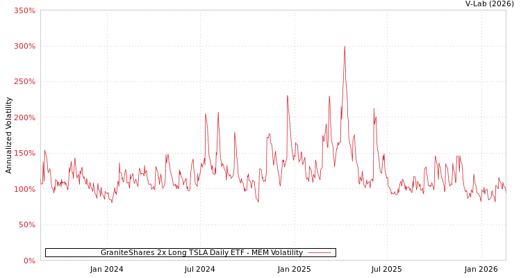 graph of GraniteShares 2x Long TSLA Daily ETF MEM