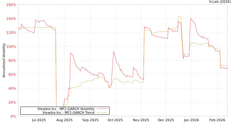 graph of Viewbix Inc MF2-GARCH