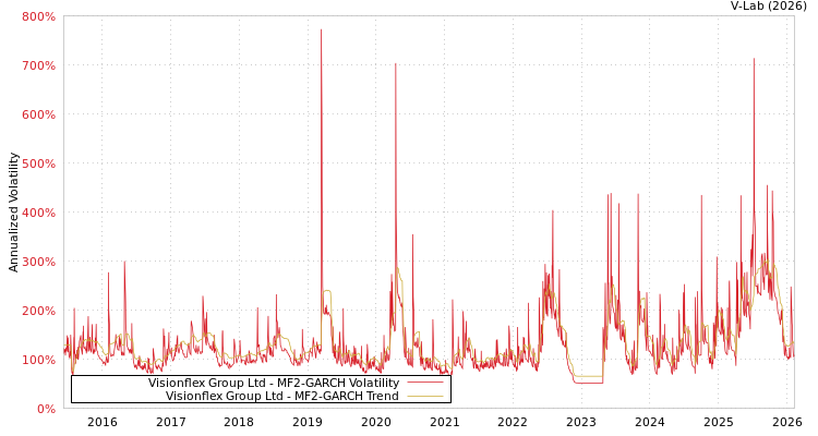 graph of Visionflex Group Ltd MF2-GARCH