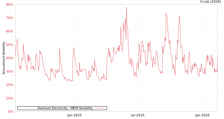 graph of Vietnam Electricity MEM
