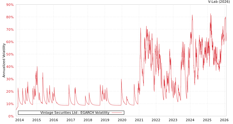 graph of Vintage Securities Ltd EGARCH