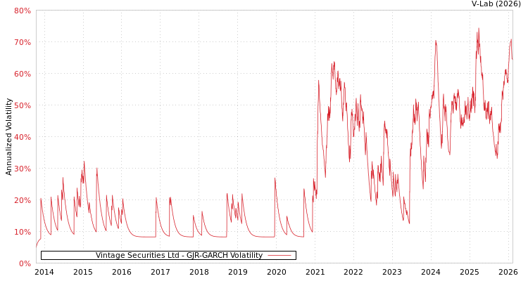 graph of Vintage Securities Ltd GJR-GARCH