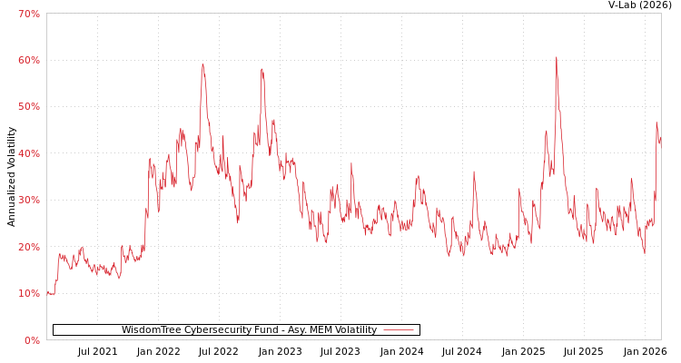 graph of WisdomTree Cybersecurity Fund AMEM