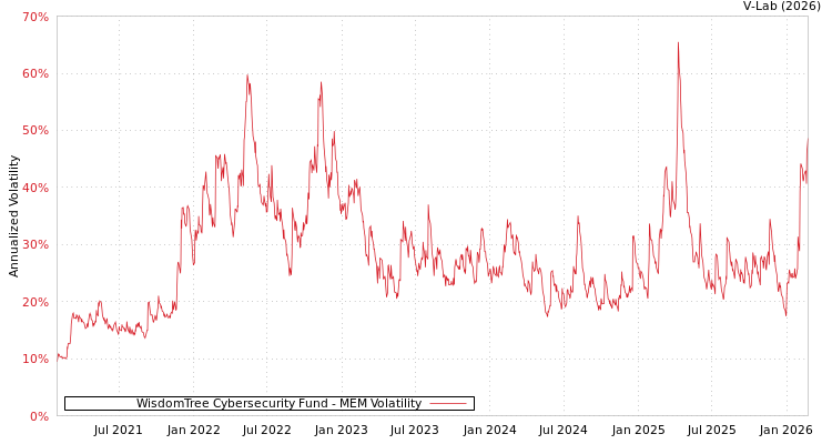 graph of WisdomTree Cybersecurity Fund MEM