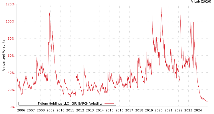 graph of Fidium Holdings LLC GJR-GARCH